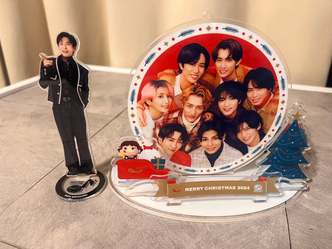 Man 目黒蓮　ペンライト　うちわ　アクスタセット