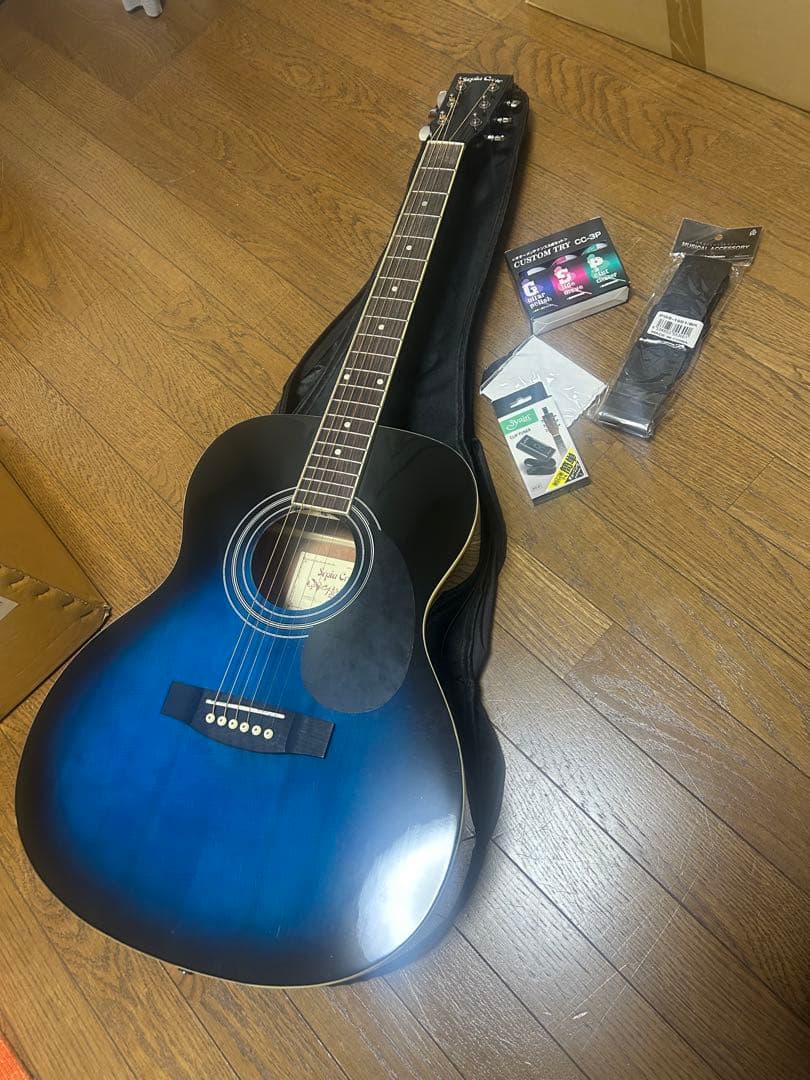 美品 Sepia Crue FG-10 BLS アコースティックギター ケース付