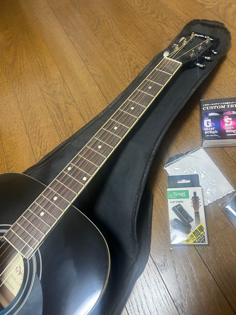 美品 Sepia Crue FG-10 BLS アコースティックギター ケース付