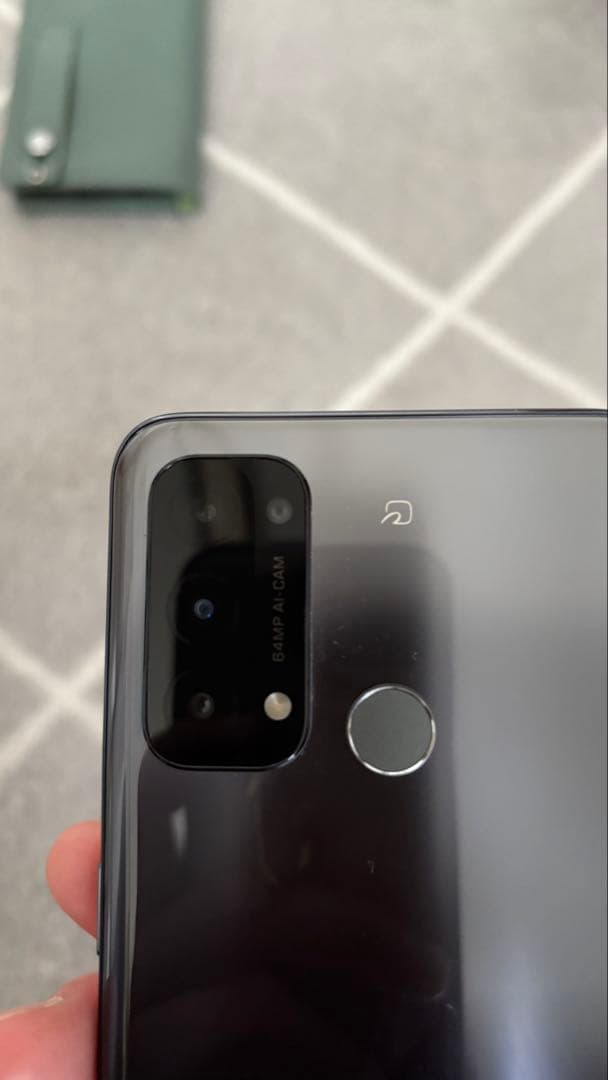 OPPO Reno5 A シルバーブラック 本体　箱（付属品あり）ケース3個付き