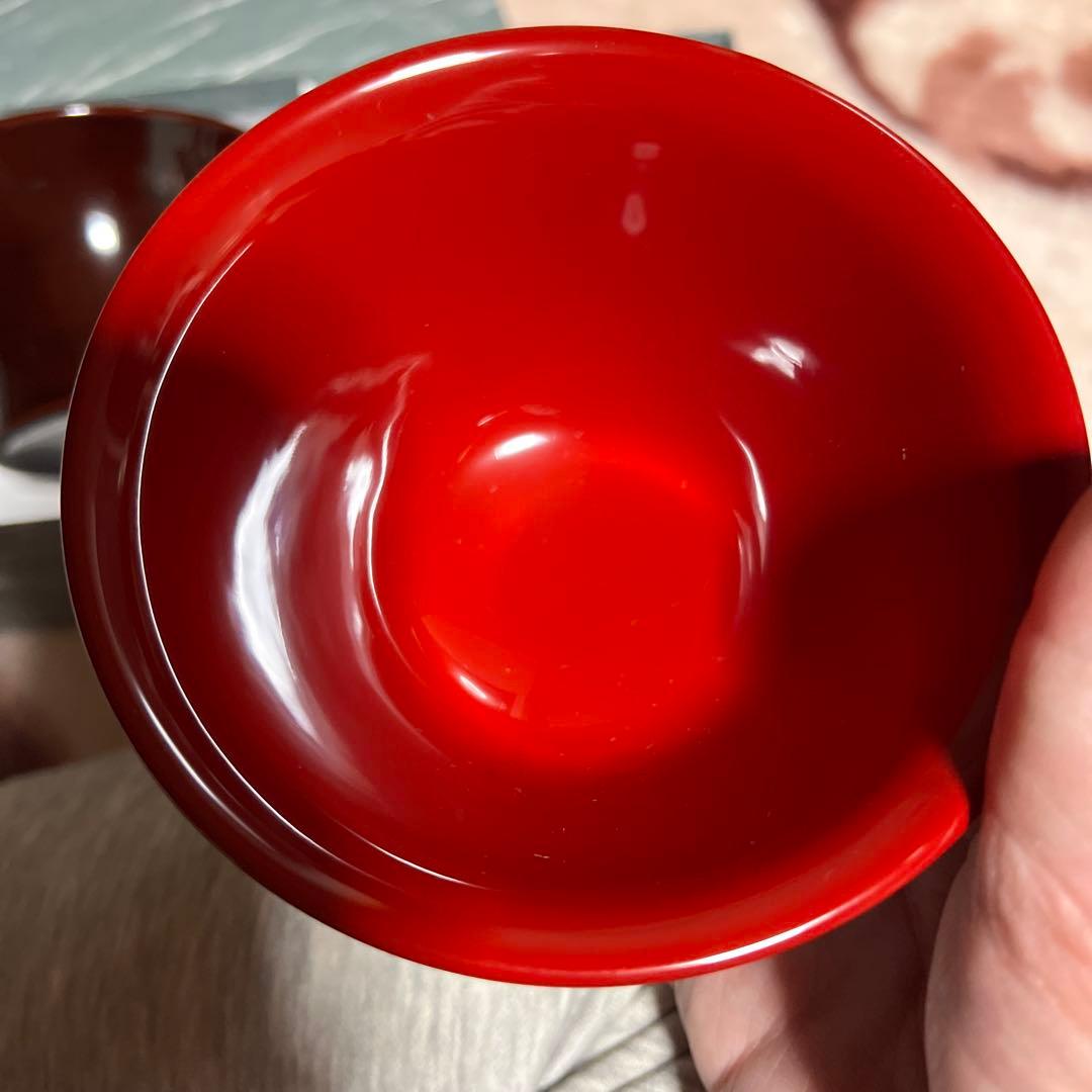 川連塗　デザートカップ　本漆天然木純国産　曲げわっぱ