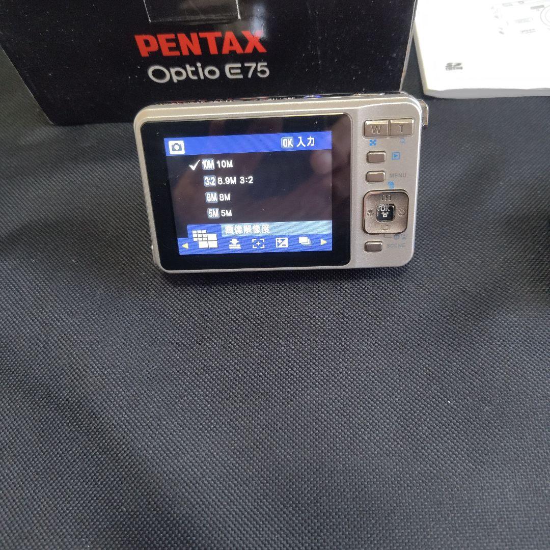 PENTAX コンデジ Optio E75 元箱　付属品あり