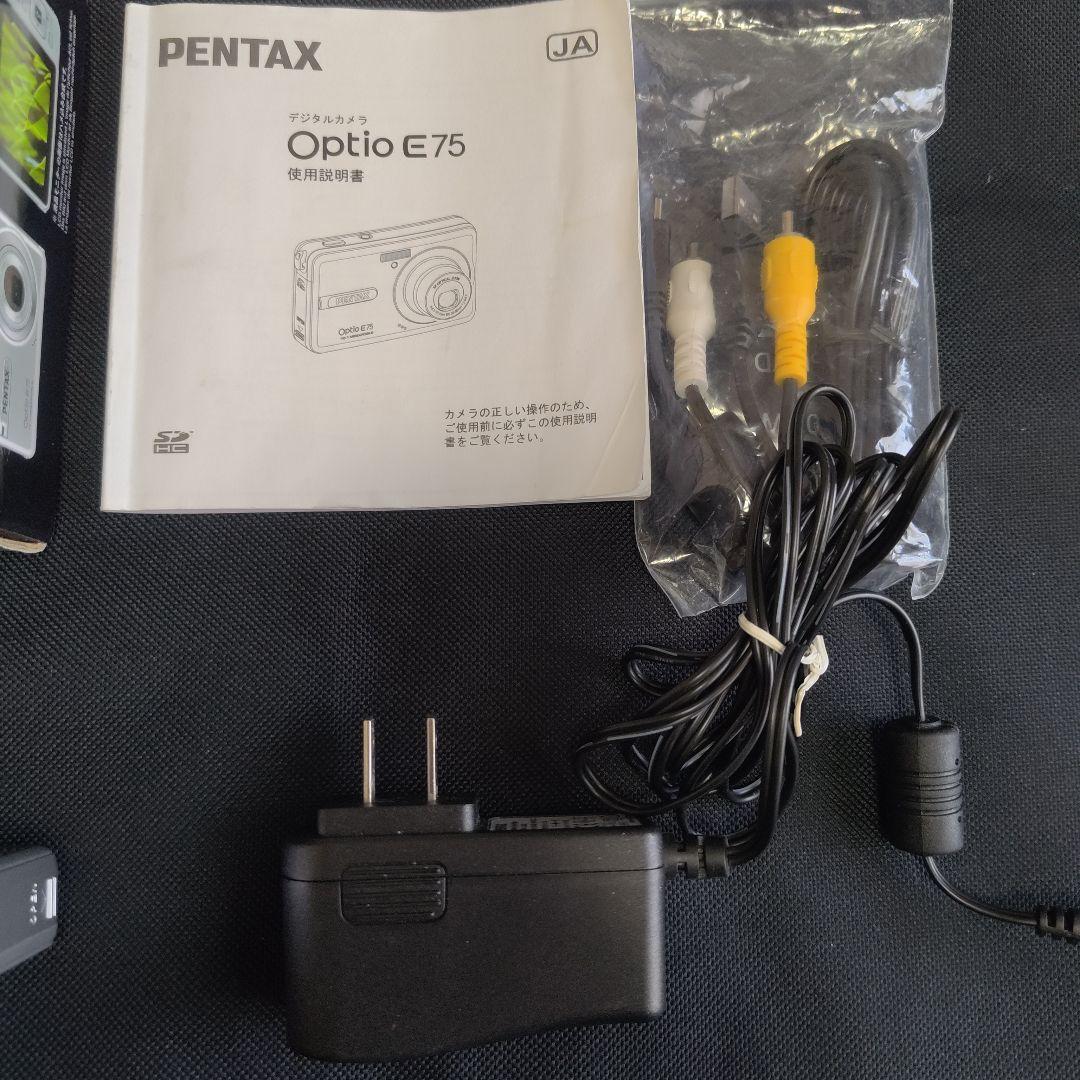 PENTAX コンデジ Optio E75 元箱　付属品あり