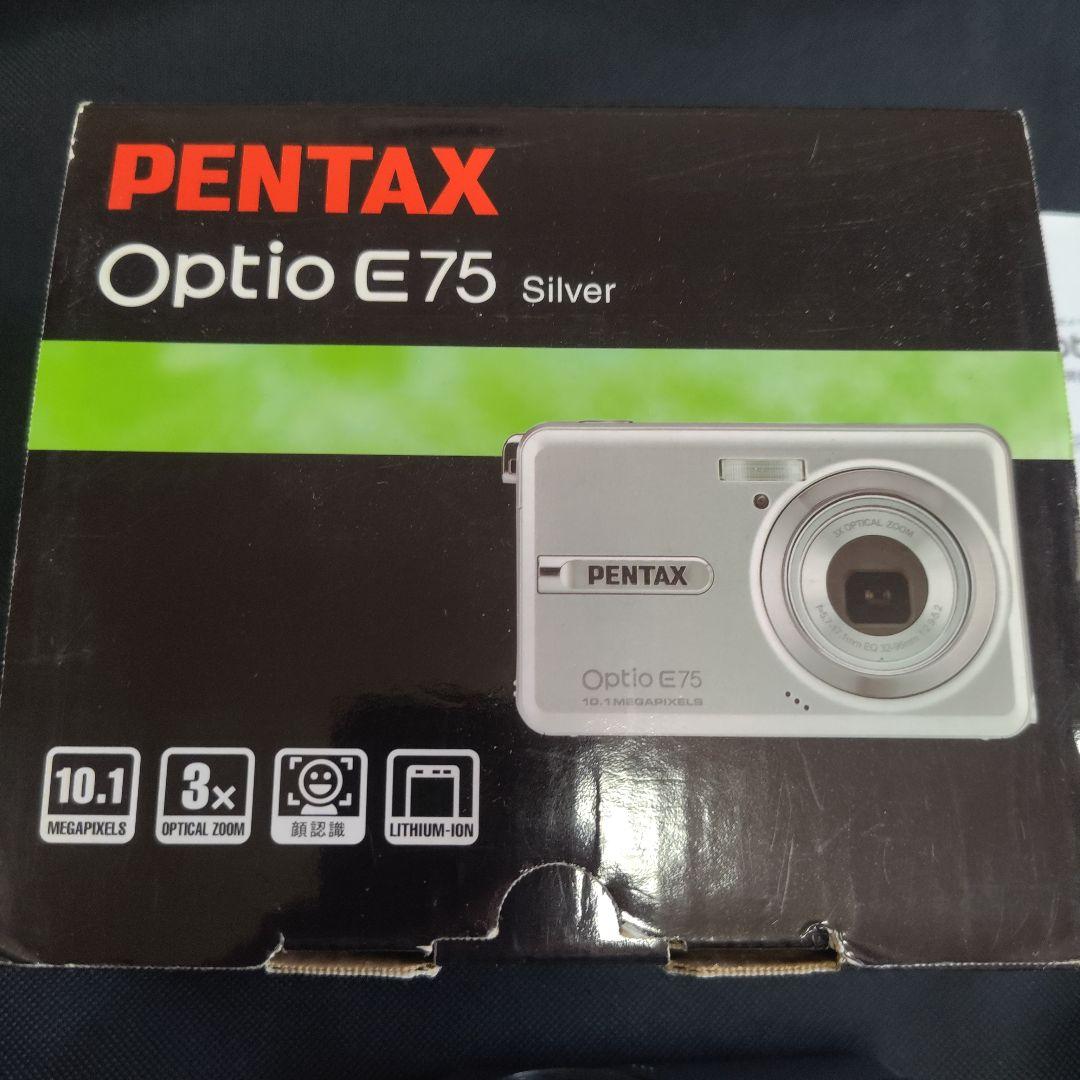 PENTAX コンデジ Optio E75 元箱　付属品あり
