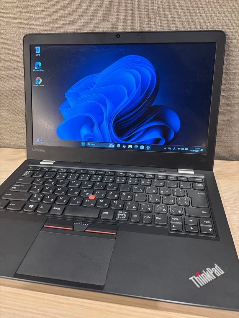 【整備済】ThinkPad 13 core i5 /SSD256G/Win11