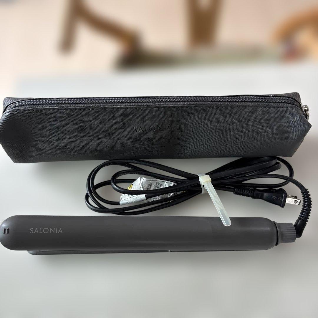 サロニア スムースシャイン ストレートヘアアイロン 24mm