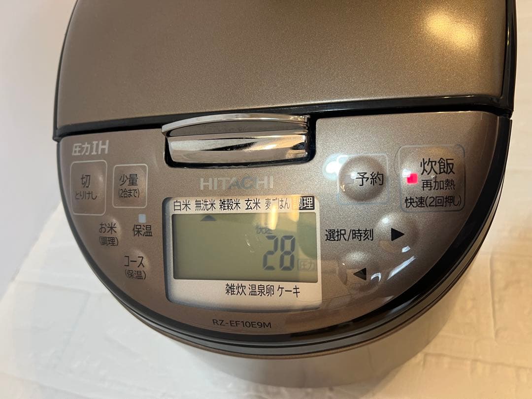 ★送料無料★2022年製 HITACHI RZ-EF10E9M　IHジャー炊飯器