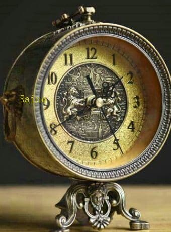 未使用レトロな創意的なアメリカン式置き時計 欧風のアンティーク時計J9V