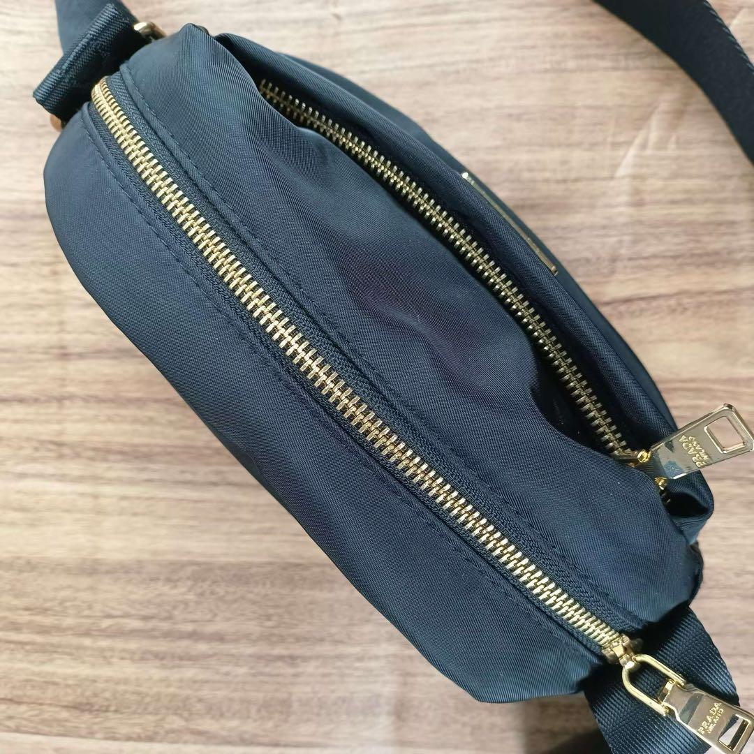 PRADA ノベルティ ブラック ショルダーバック ナイロン prd6