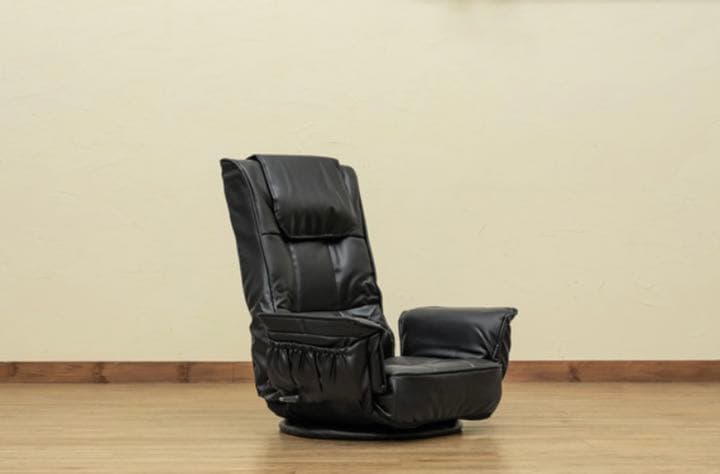 レバー式14段回転座椅子　BK/BR/IV