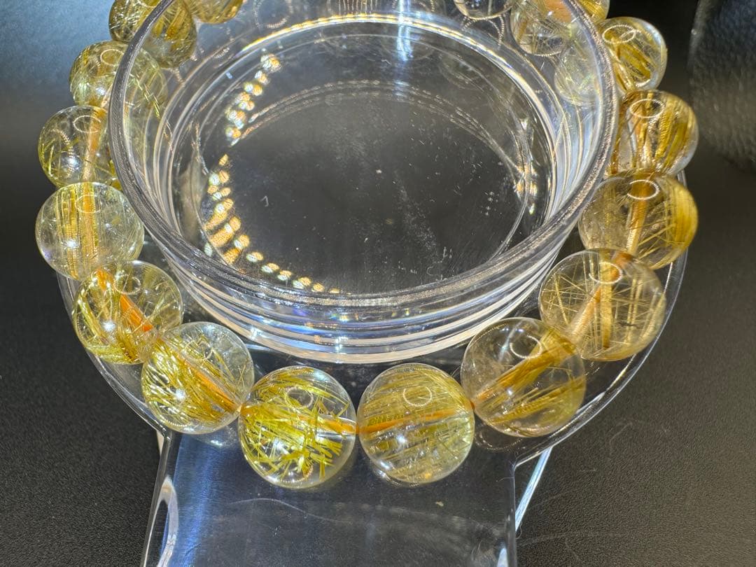 ① ゴールドルチル 高ランク 10mm 丁寧に浄化済み