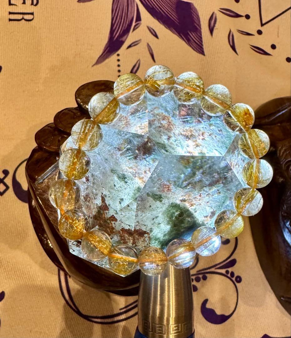 ① ゴールドルチル 高ランク 10mm 丁寧に浄化済み