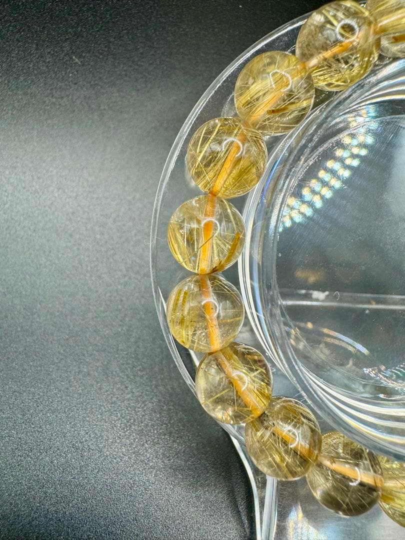 ① ゴールドルチル 高ランク 10mm 丁寧に浄化済み