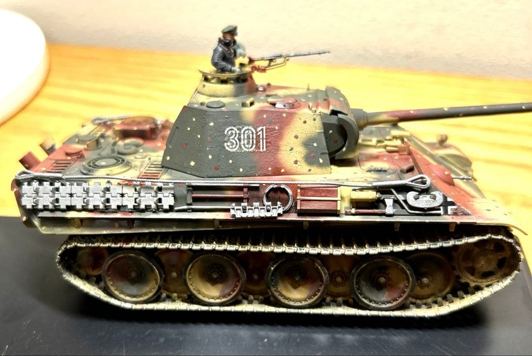 タミヤ 1/48 ドイツ戦車パンサー G型　組立済み完成品