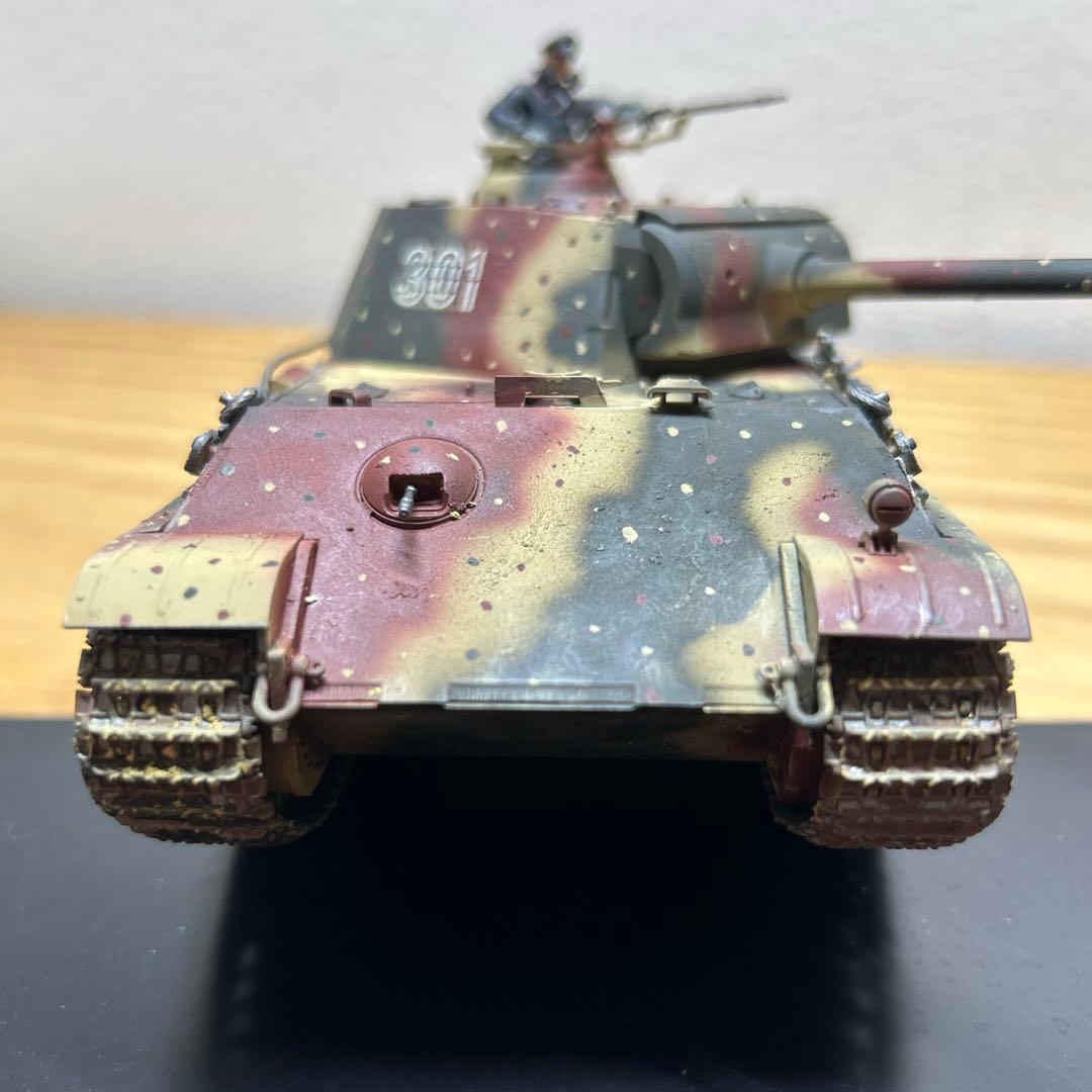 タミヤ 1/48 ドイツ戦車パンサー G型　組立済み完成品