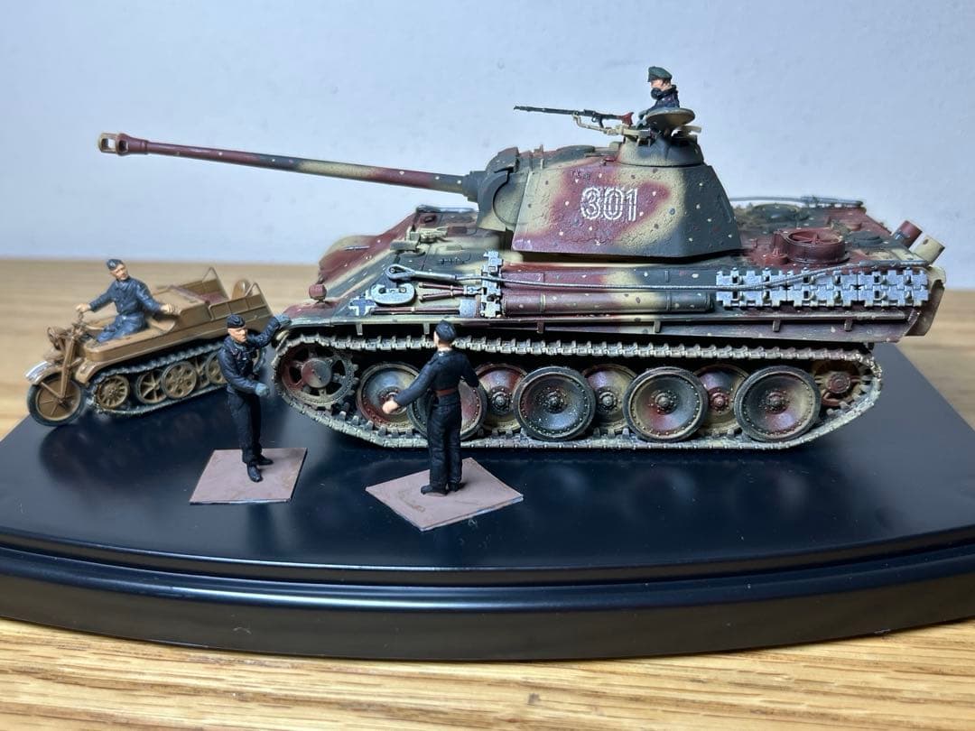 タミヤ 1/48 ドイツ戦車パンサー G型　組立済み完成品