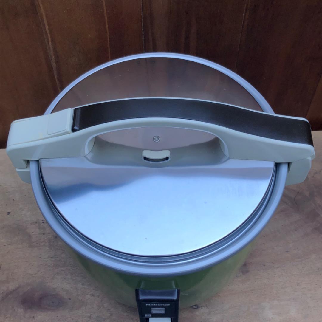 70's ナショナル　完全働品　レトロ電気炊飯器　美品