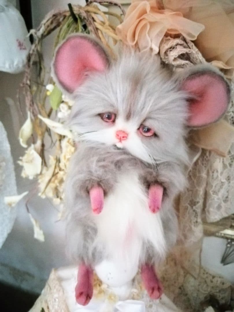 ちま様❤️オーダー♡ネズミちゃん♡アートドール♡ぬいぐるみ♡