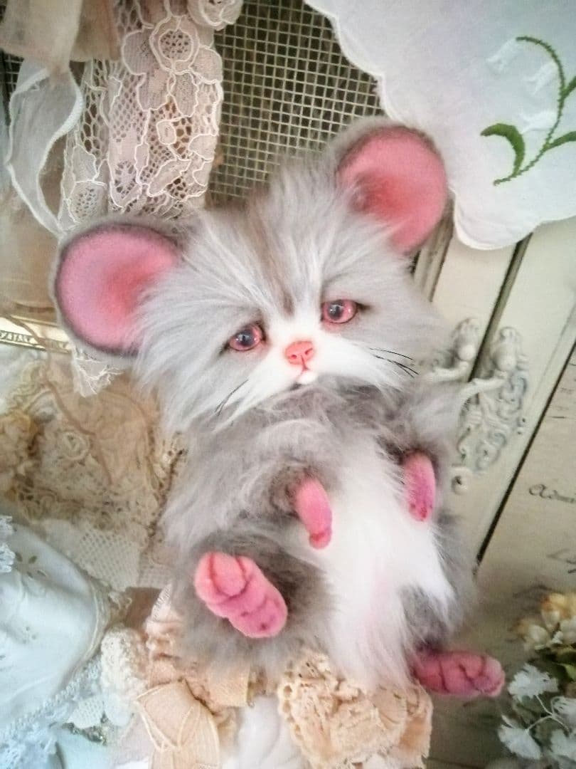 ちま様❤️オーダー♡ネズミちゃん♡アートドール♡ぬいぐるみ♡
