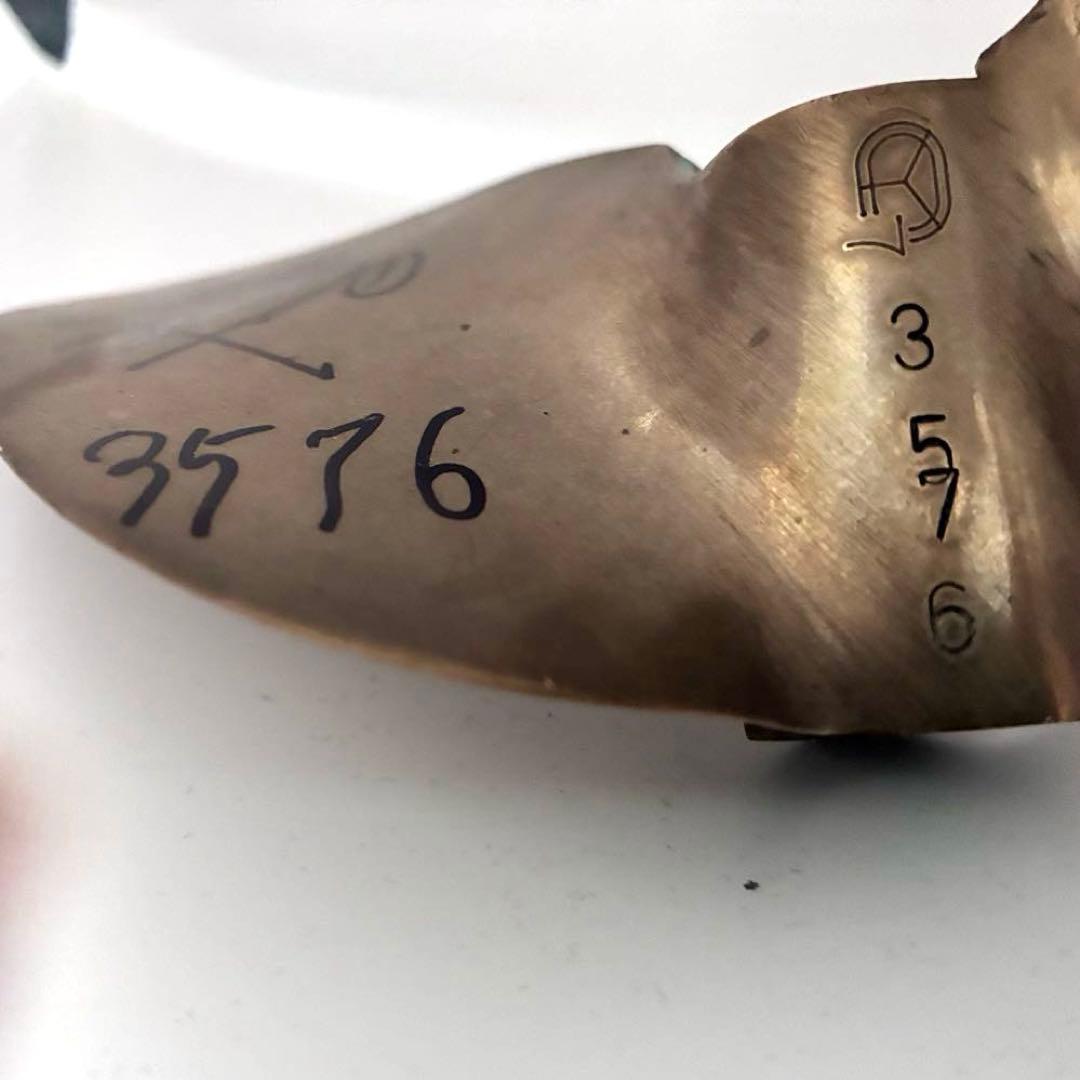 実使用　白水勝也選手 サイン入りプロペラ 公式注意書き付きボートレース3576