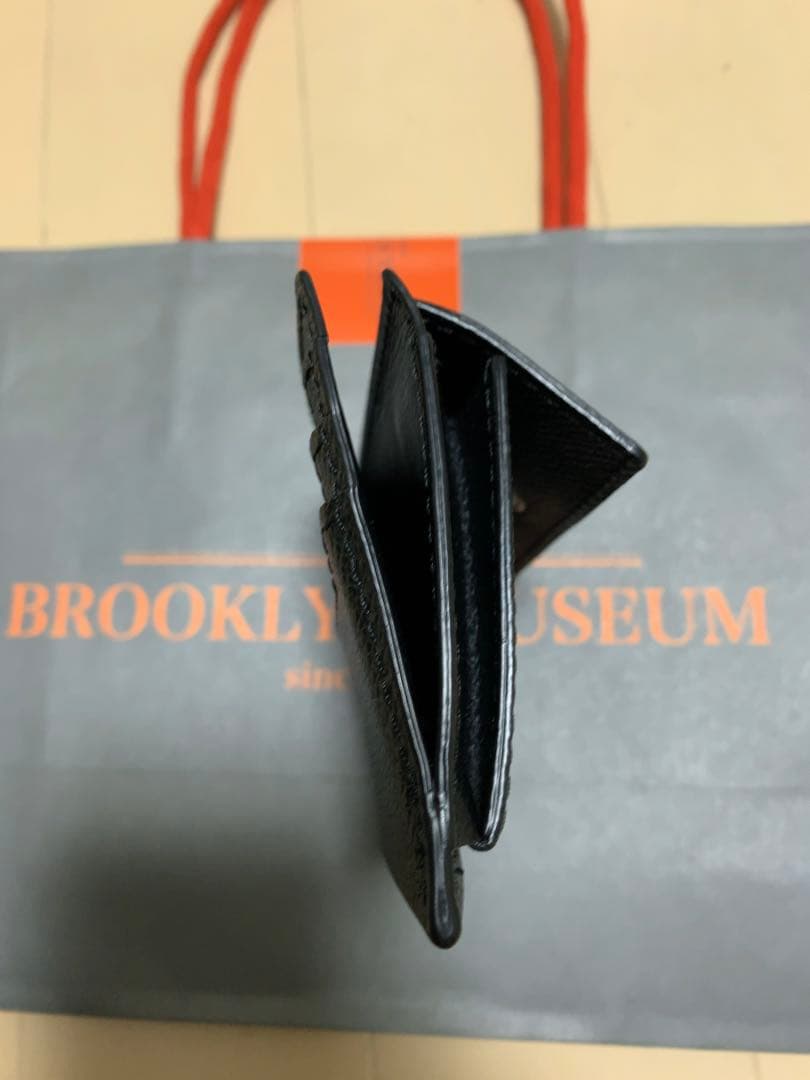【別注】BROOKLYN MUSEUM シュリンクレザー ミニスナップウォレット