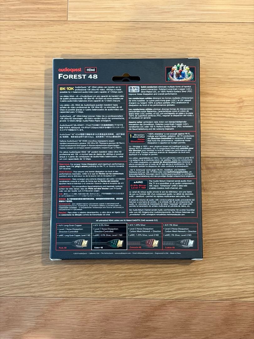 オーディオクエスト Forest48 HDMI 1.5m audioquest