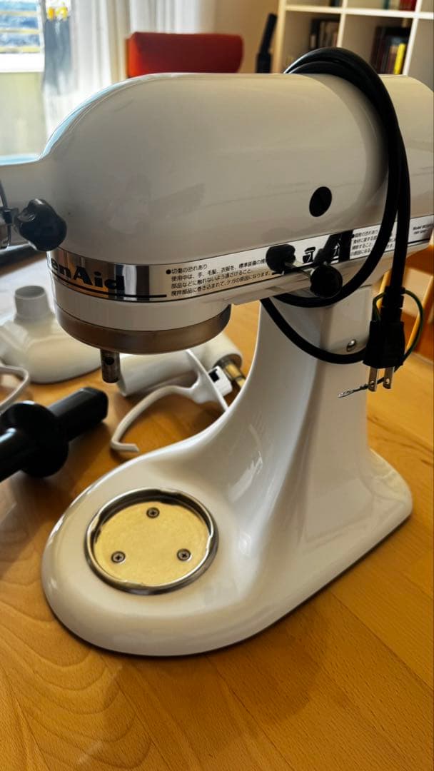 KitchenAid スタンドミキサー ホワイト 付属品あり