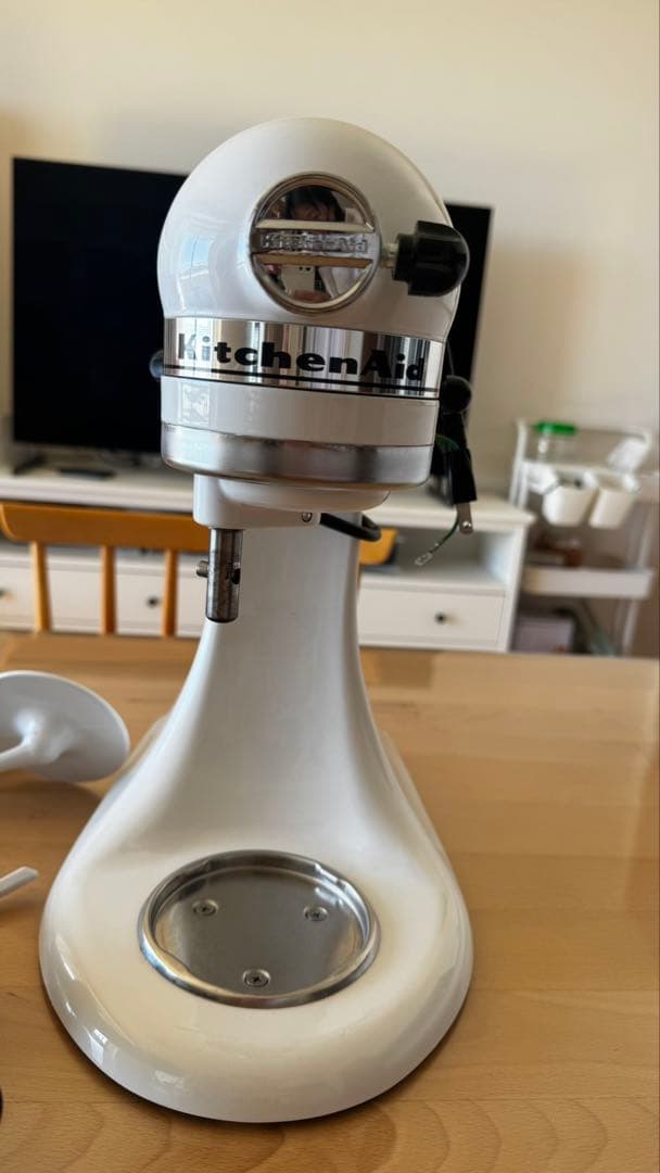 KitchenAid スタンドミキサー ホワイト 付属品あり