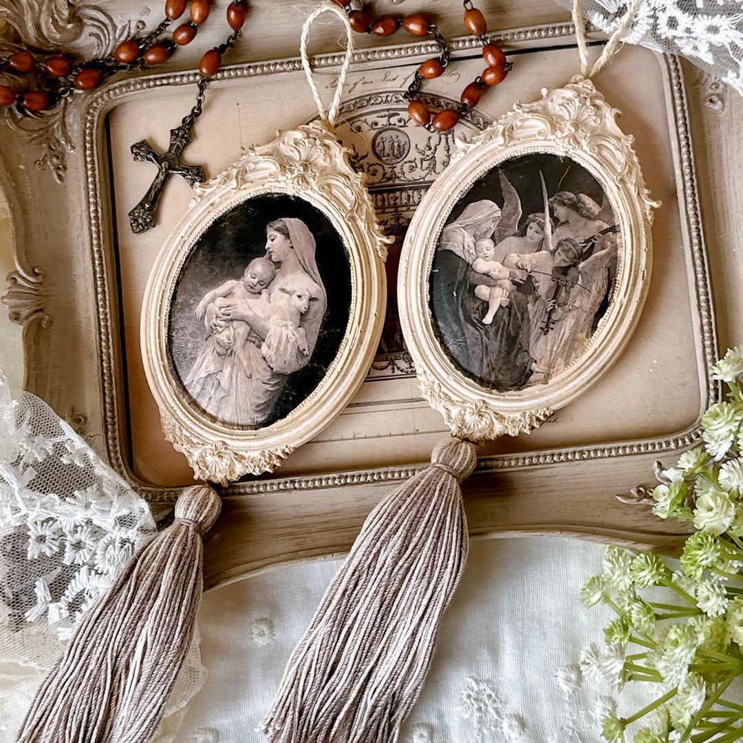 マリア 壁飾り 吊り下げ アロマストーン