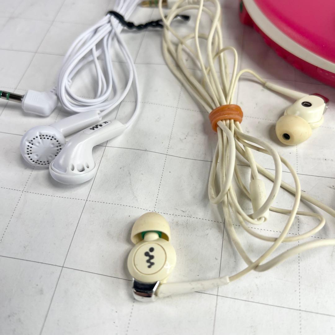 SONY ポータブルCDプレーヤー D-EJ002 ピンク　ACアダプター付き