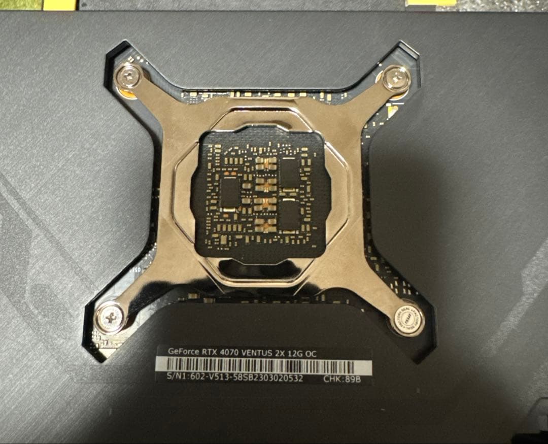 グラフィックボード・グラボ・ビデオカード GeForce RTX4070 VENTUS 2X 12G OC