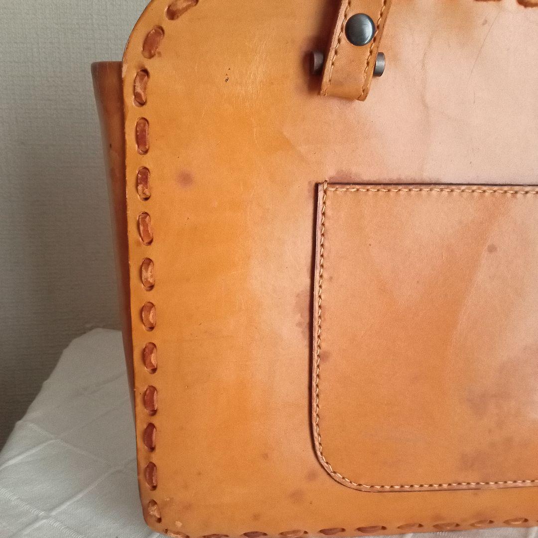 ハンドメイド　ラティーゴ牛革バッグ