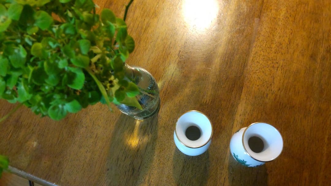 新品 未使用 アウガルテン マリアテレジア ミニフラワーベース 2個セット