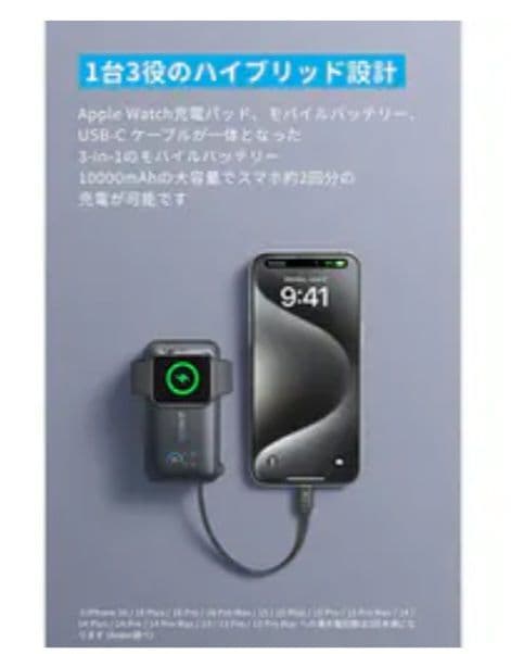 モバイルバッテリ Anker MagGo Power Bank 10000mAh