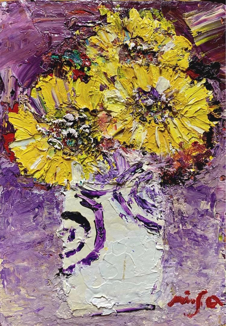 ◾️油彩画　SMサイズ　「気品」◾️兼田美佐子　原画　本物