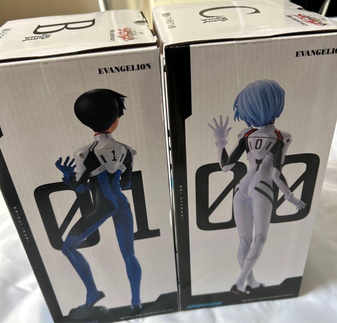 一番くじエヴァンゲリオン フィギュアセット 碇シンジ 綾波レイ