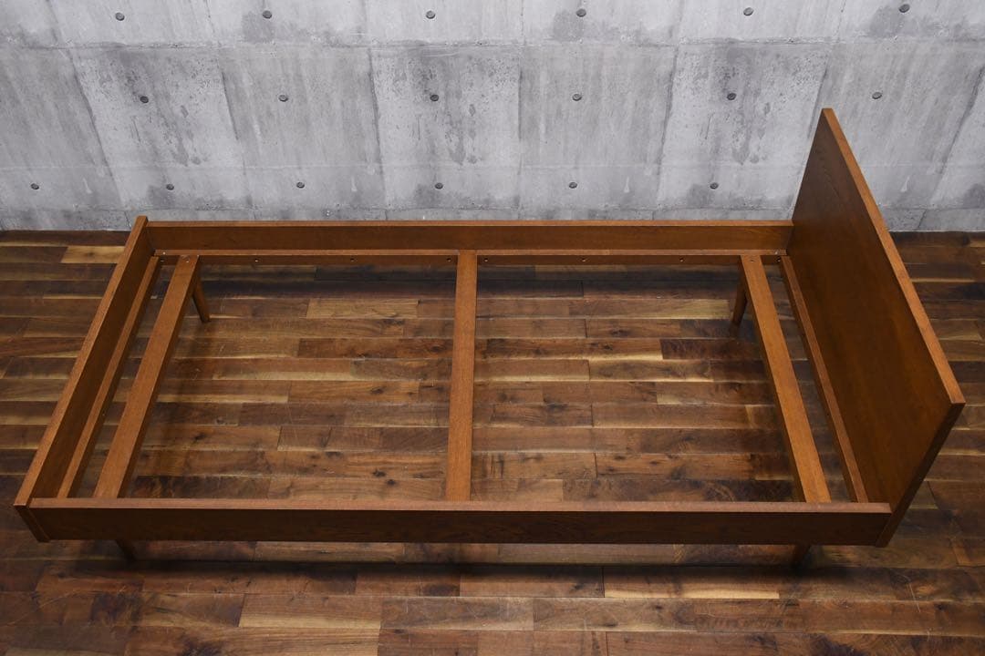 EIC11 美品 トラックファニチャー シングルベッドフレーム 24万 ナラ材