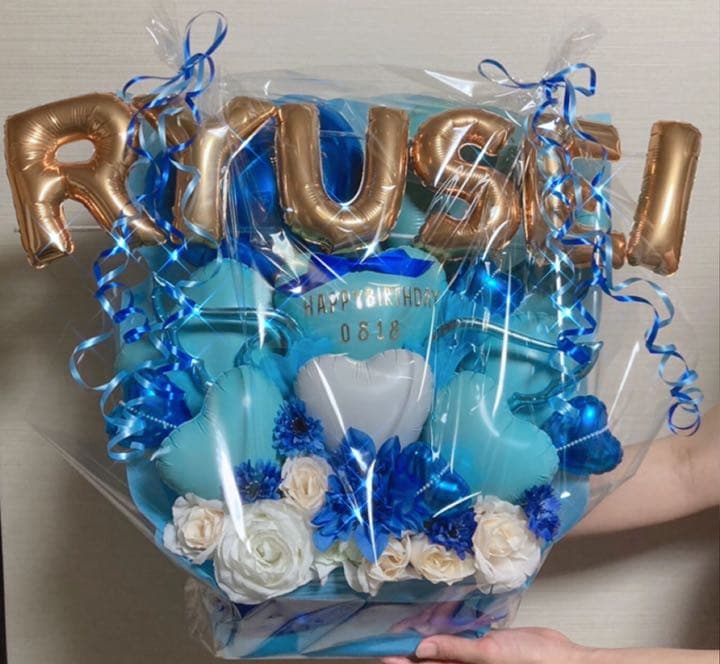 バルーンアレンジ  バルーンブーケ　推しバルーン　文字バルーン　誕生日