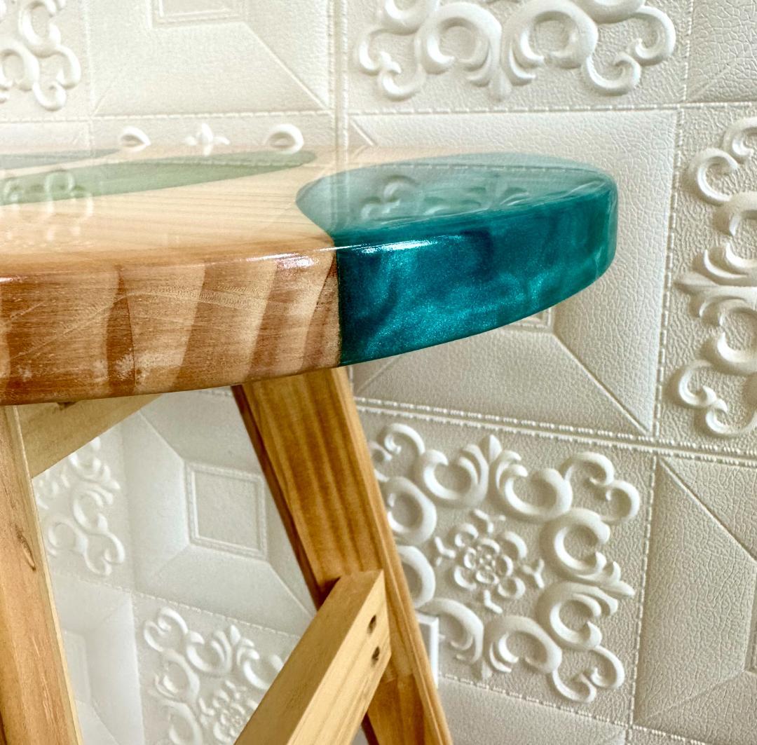 レジンコンソールテーブル　ハンドメイド