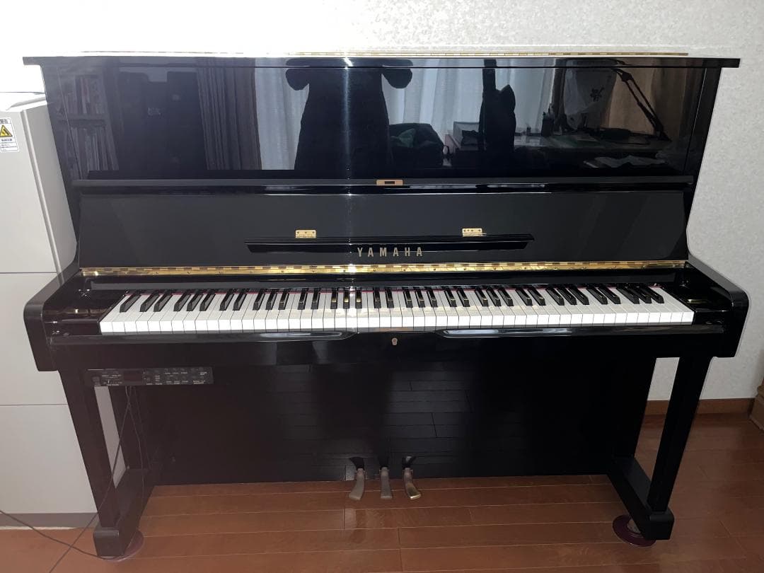 【夜でも弾ける】YAMAHA U1E Technicsサイレントピアノ 椅子付き