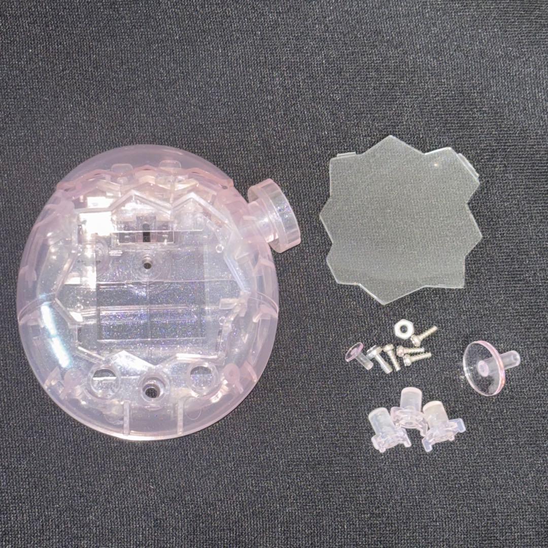 たまごっちパラダイス カスタム シェル クリアピンク パールラメ ラメ