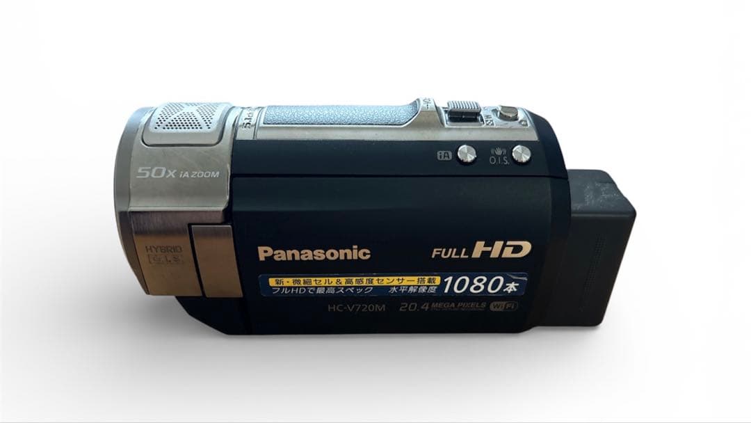 Panasonic HC‑V720M 50倍ズーム 内蔵メモリー搭載 動作良好