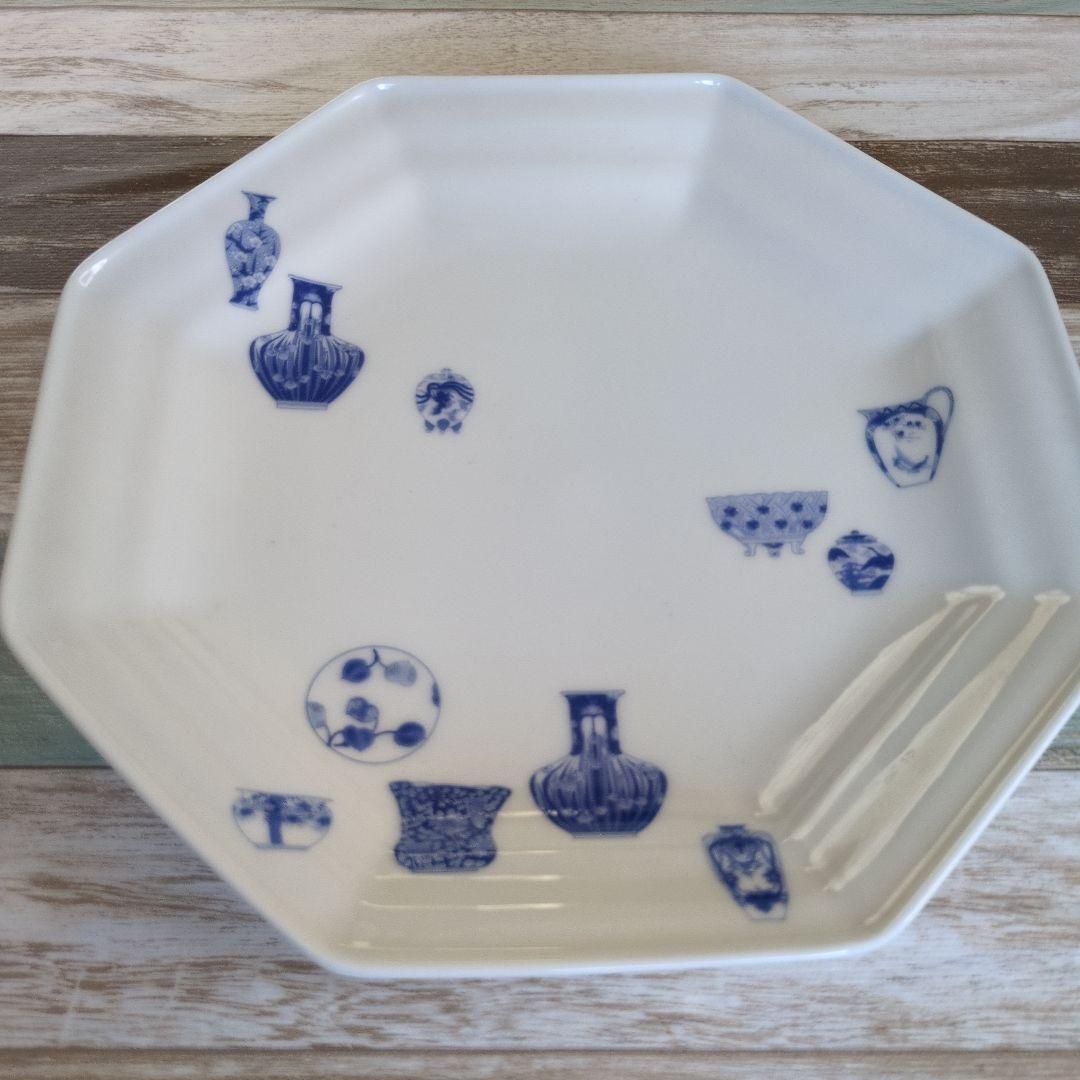 お値下げしました　深川製磁　ブルーチャイナ　盛皿