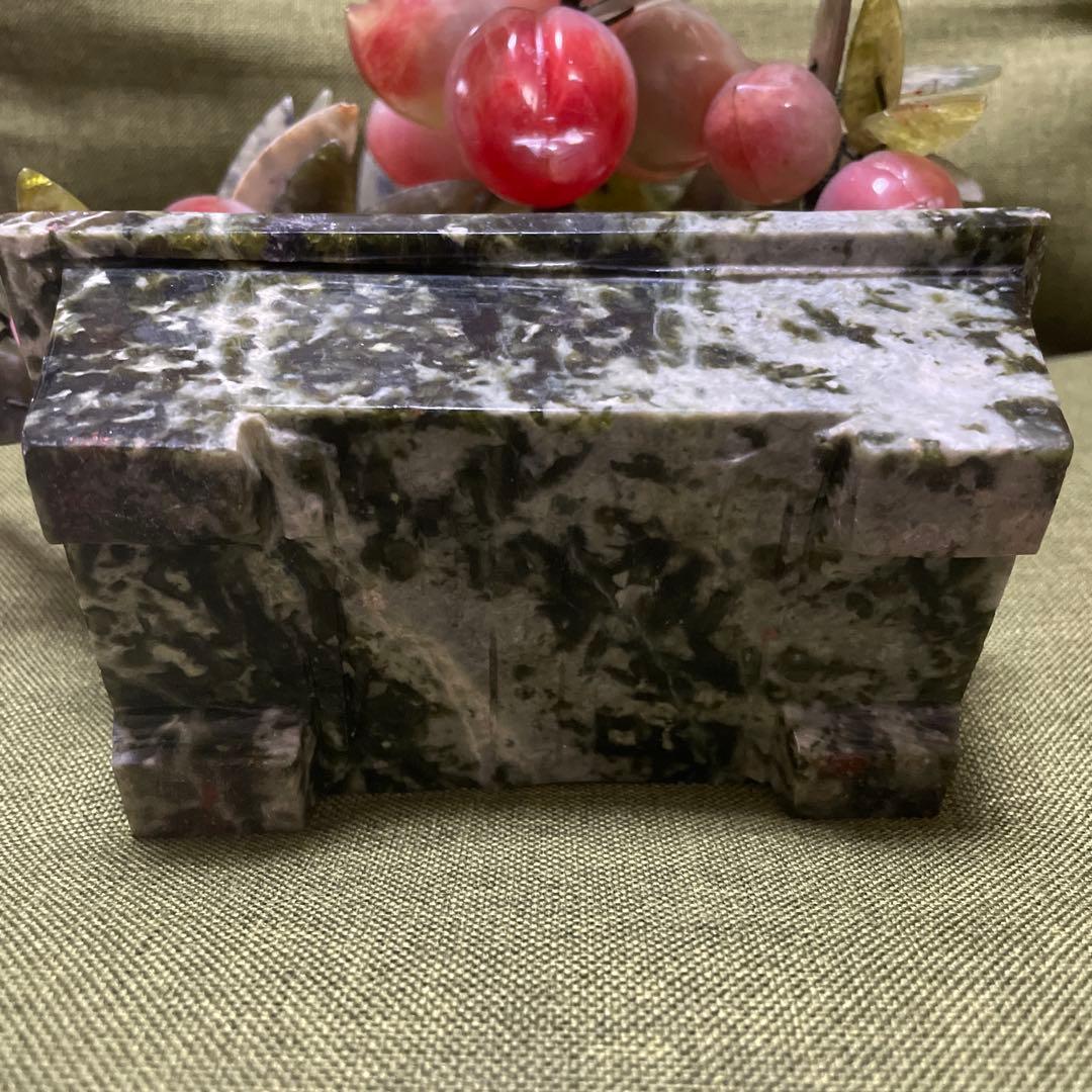 玉石 翡翠 アンティーク 桃の木 盆栽 中国工藝 中国土産 翡翠桃 中国美術