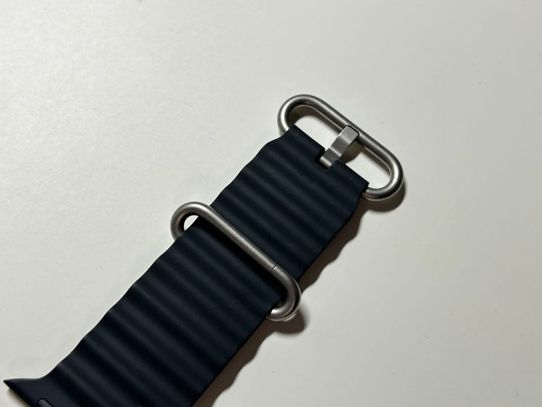 【美品・箱なし】純正49mmオーシャンバンド・ブラック（ナチュラルチタニウム）④