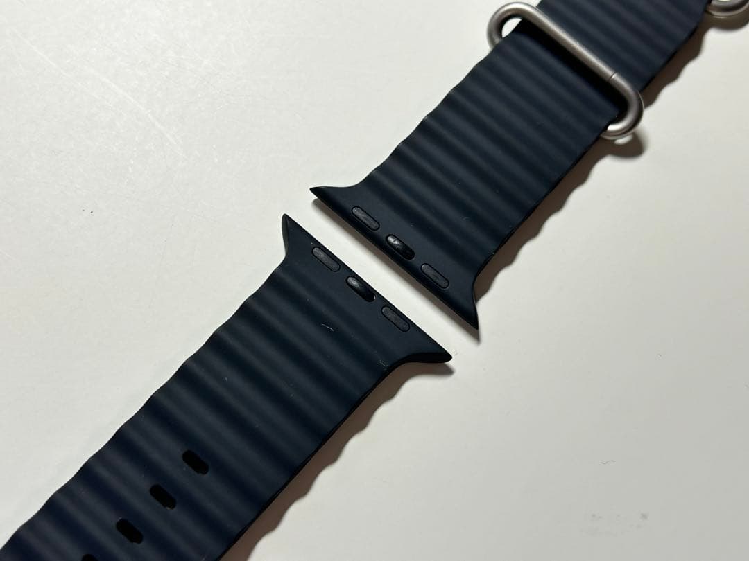 【美品・箱なし】純正49mmオーシャンバンド・ブラック（ナチュラルチタニウム）④