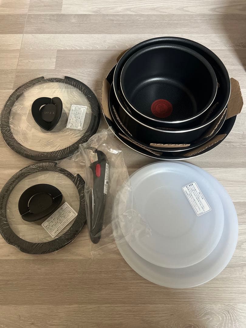 取っ手のとれるティファール　インジニアネオシリーズ　9点セットガス火専用　箱無し