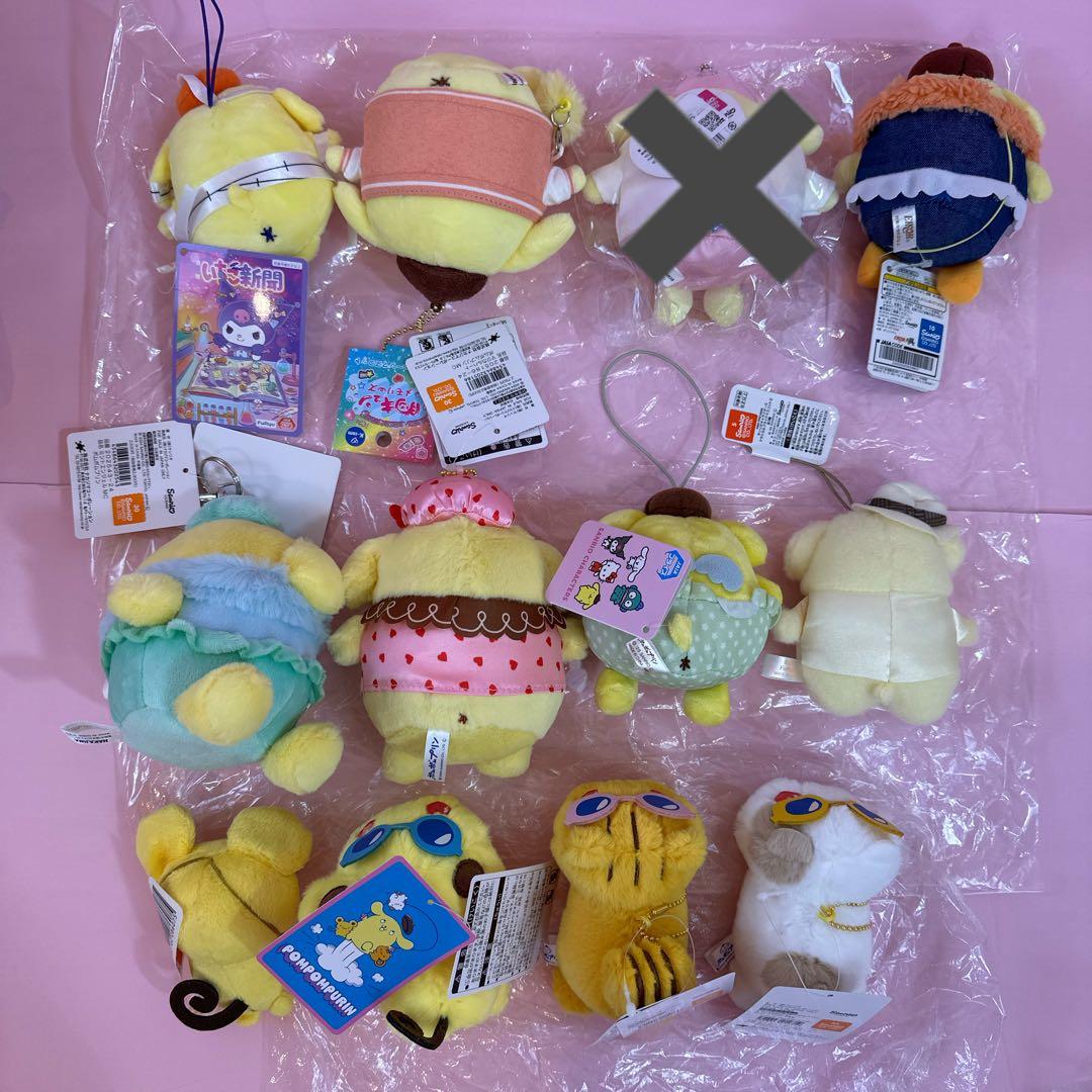 ポムポムプリン ぬいぐるみマスコット 14個