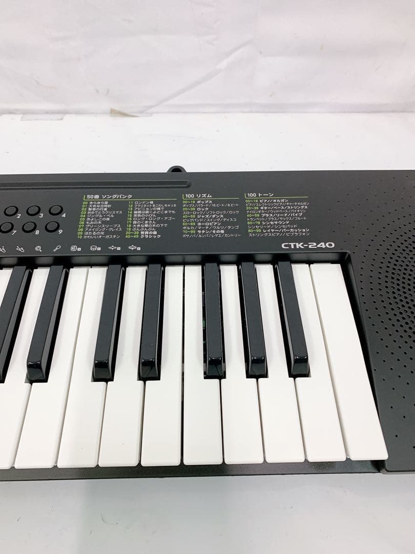 6SDM16 CASIO CTK-240 61鍵ポータブルキーボード