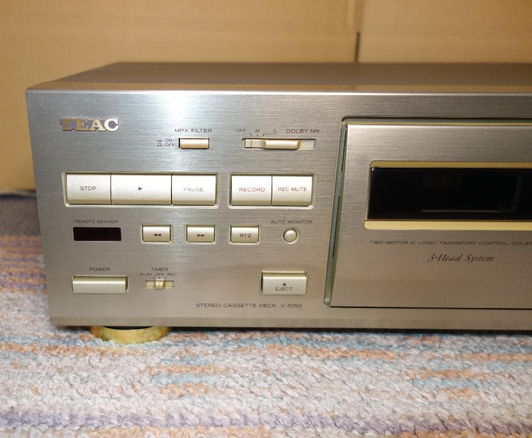 【徹底メンテナンス品】TEAC V-1050 カセットデッキ